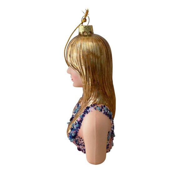 Taylor Ornament By Cody Foster Sequin Dress 4.5” High - Picture 4 of 6